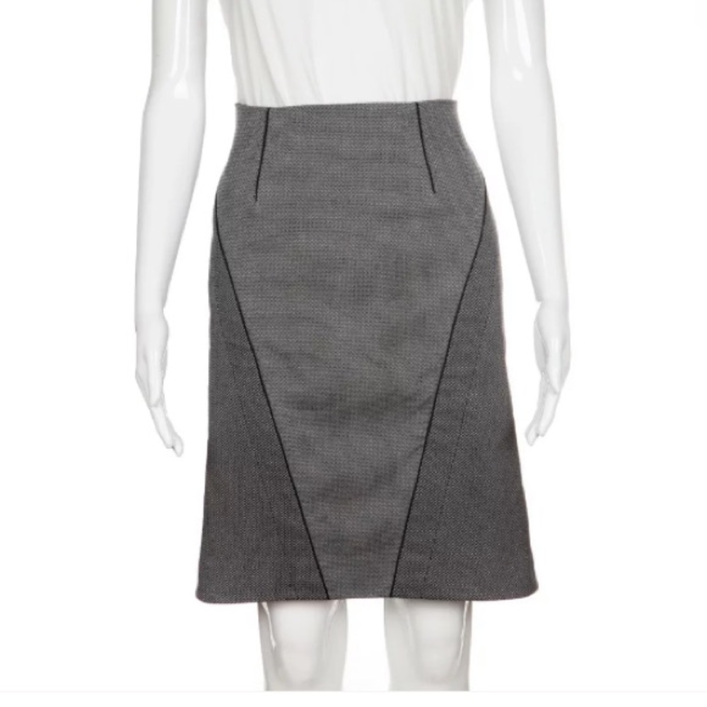 Zac Posen gray pencil skirt size 8